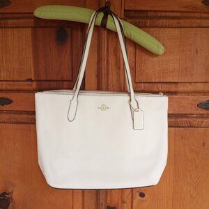 Coach Zip Top tote